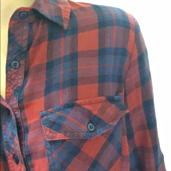 Flannel drawstring dress long sleeve - Picture 2 of 4
